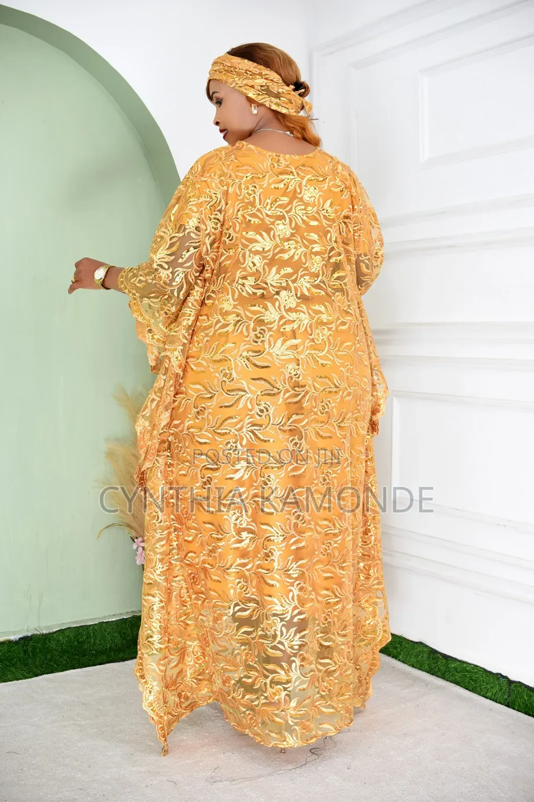 Heavy Lace Maxi Dress