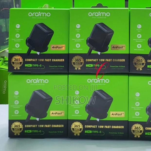 Oraimo Powercube 10 Sleek Ocw-1111u *10w*Fastcharger iPhone