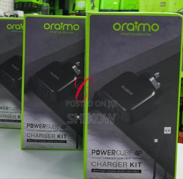 Oraimo Powercube 4p Ocw-U81f 4 Ports Chargers With Micro Usb