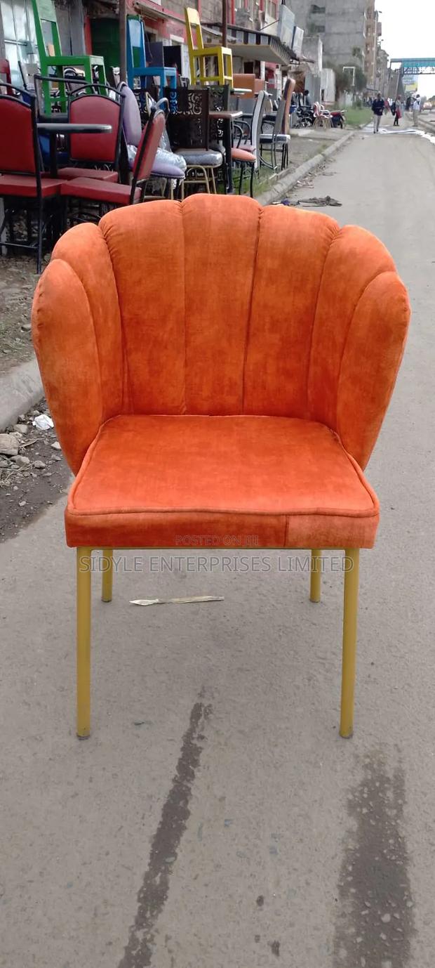 Orange Flower Seat for Salon