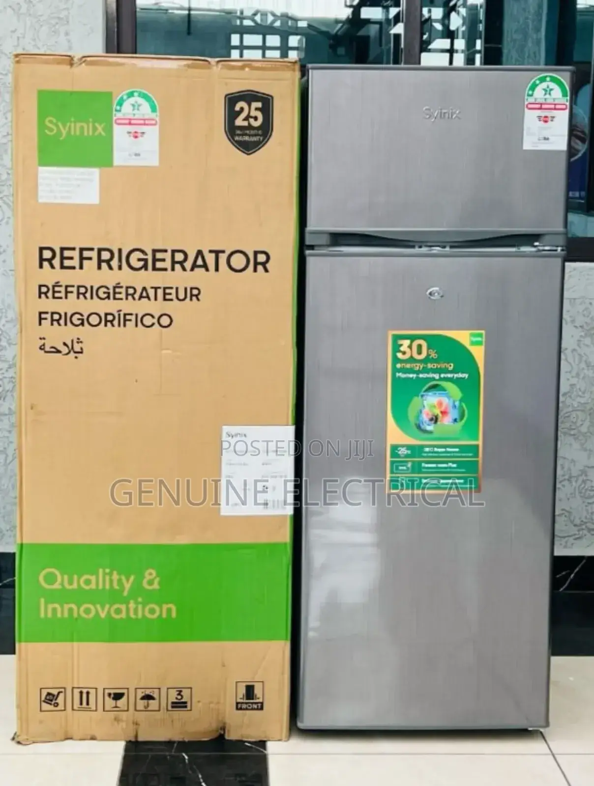 Good Quality 210litres Double Door Fridge