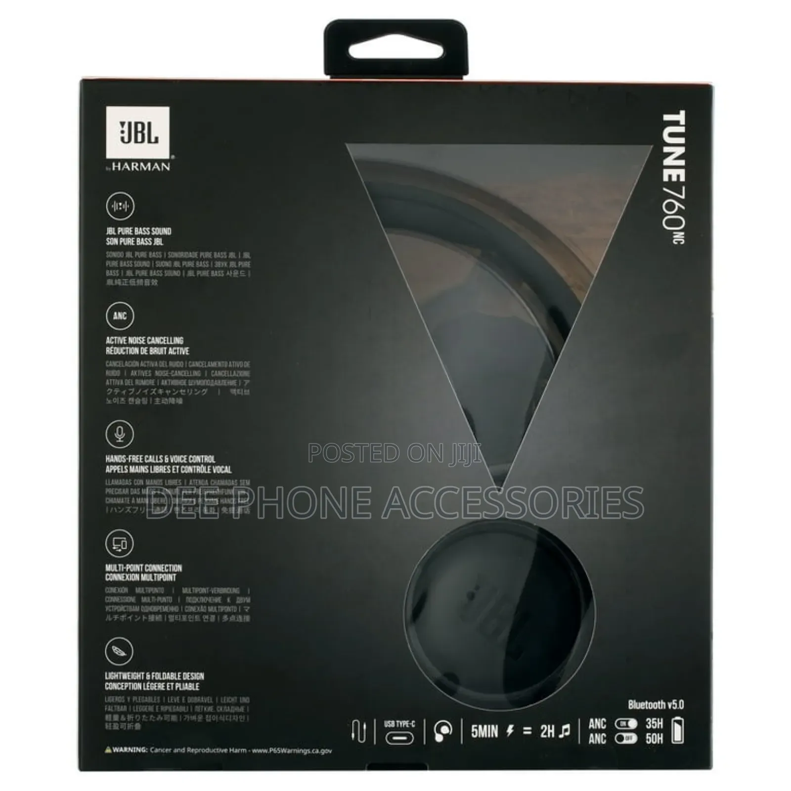 JBL Tune 760 Nc Wireless Headphones