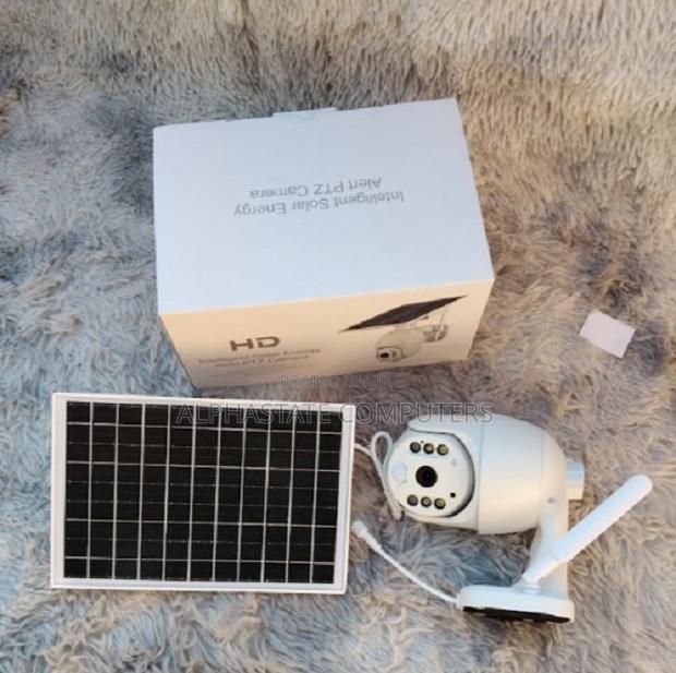 Ubox 4g Solar Camera -(4g Gsm, PTZ 360°,Hd , 2 Way Audio)