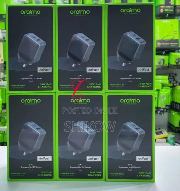 Oraimo Powergan 36 Pro Ocw-7331un *36w* Wall Charger Kit