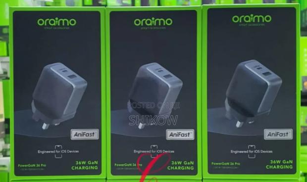 Oraimo Powergan 36 Pro Ocw-7331un *36w* Wall Charger Kit - thumbnail 2