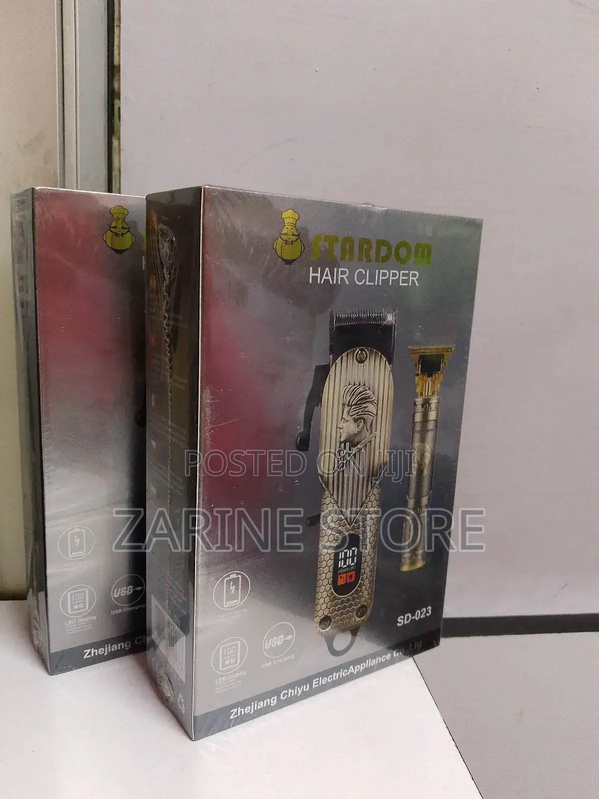 Cordless Stardom Hair Clipper 2 in 1 Rechargeable Clipper