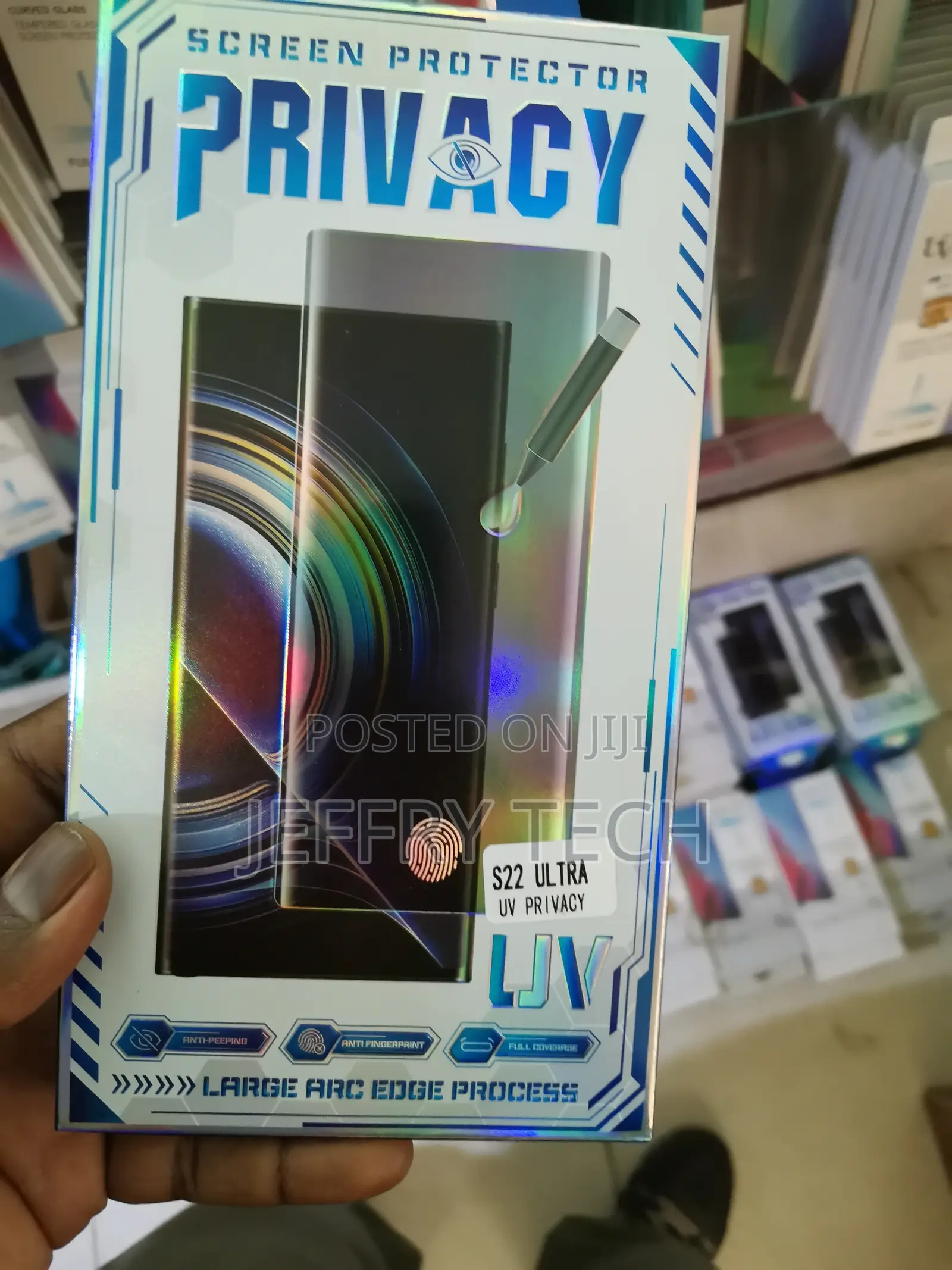 Ni-Shen Galaxy S22 Ultra Privacy Screen Protector Glass Uv