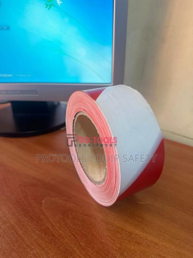 Caution Tape Red/ White - main view