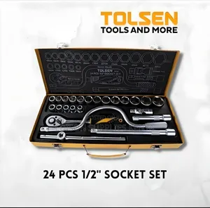 1/2" Inch Socket Set Tolsen 24pcs Tire Changing Spanner Set