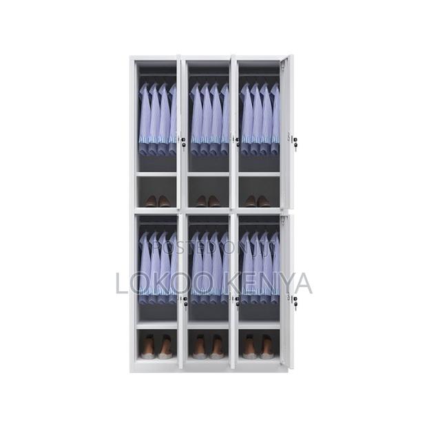 Office Cabinet: 6-Locker Heavy -Duty Office Storage Cabinet - thumbnail 2