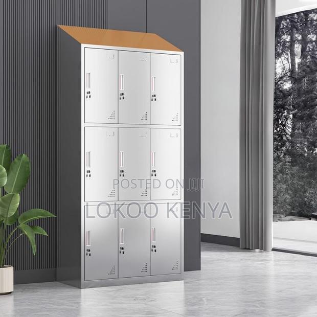 Office Cabinet: 6-Locker Heavy -Duty Office Storage Cabinet - thumbnail 6