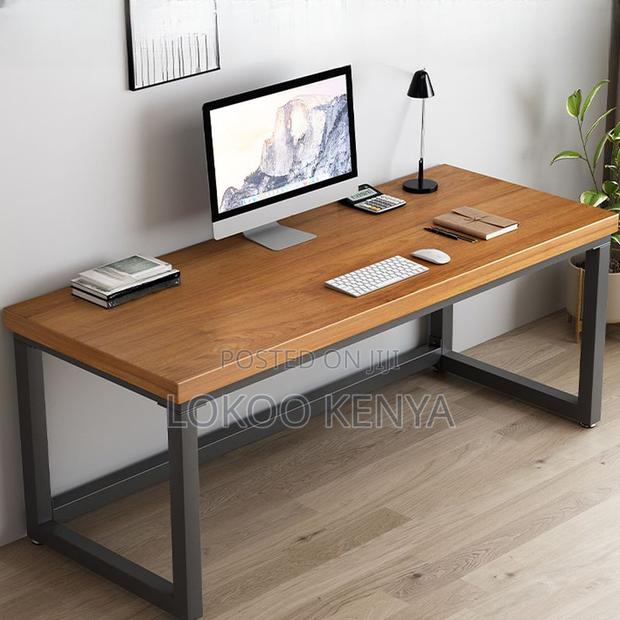 Office Table : Simple Wood Office Study Table - thumbnail 4