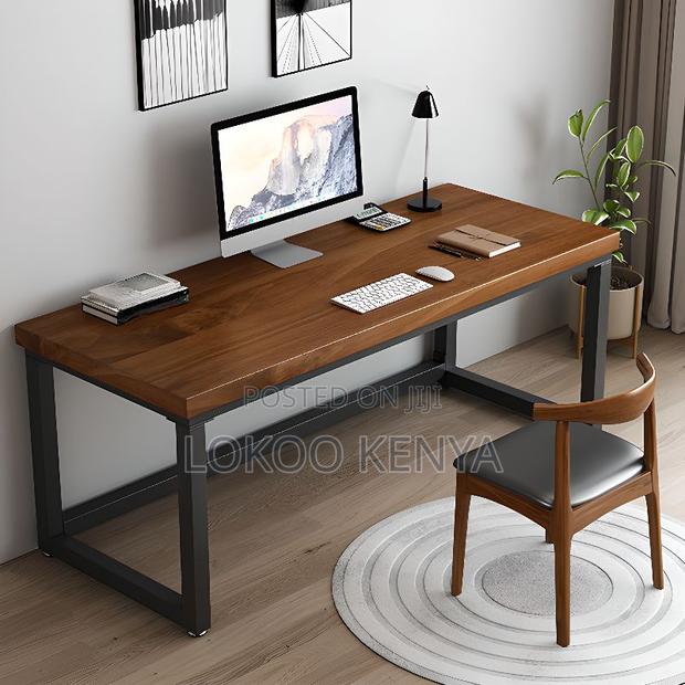 Office Table : Simple Wood Office Study Table - thumbnail 5