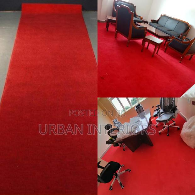 Red Office Walkway Carpets Red Office and Walkway Carpets - main view
