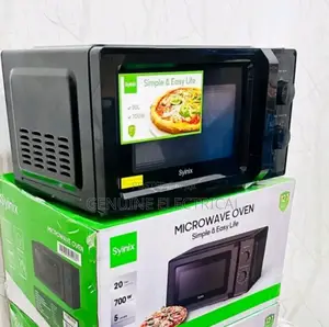 20 Litres Synix Manual Microwave Oven Black