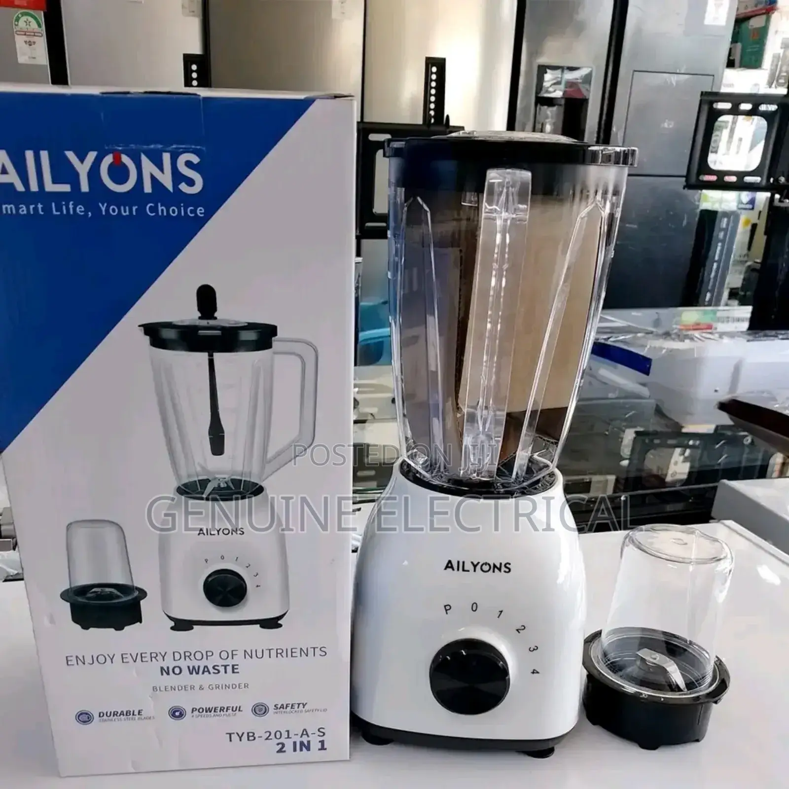 Blender Ailyons 2 in 1 Electric Blender
