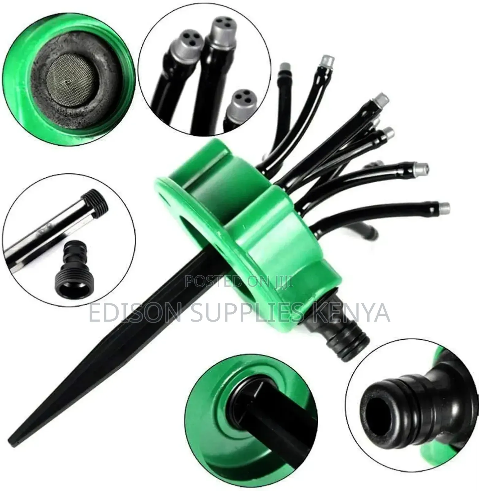 Sprinklers Multifunctional Sprinkler 360° With Spike Stand
