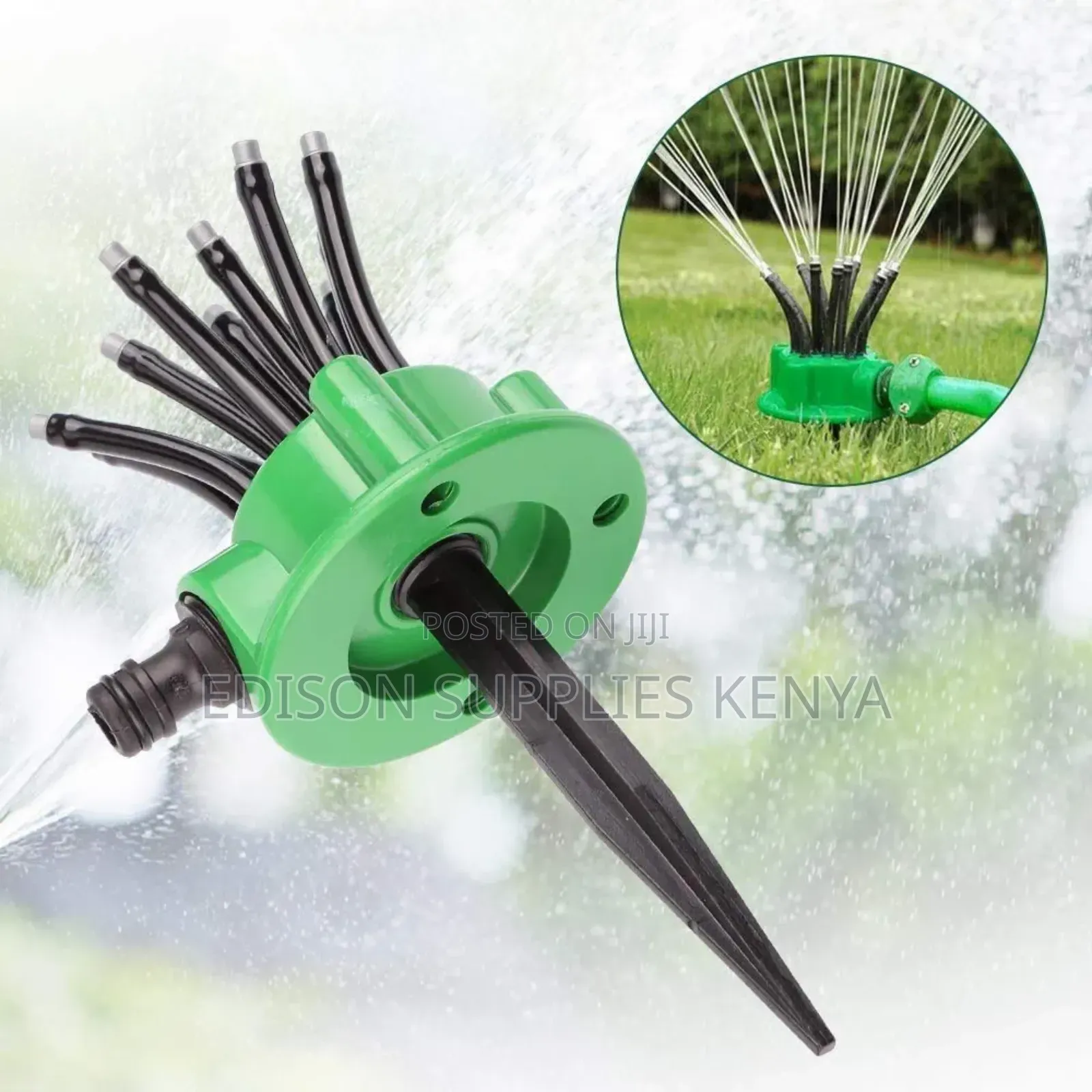 Sprinklers Multifunctional Sprinkler 360° With Spike Stand