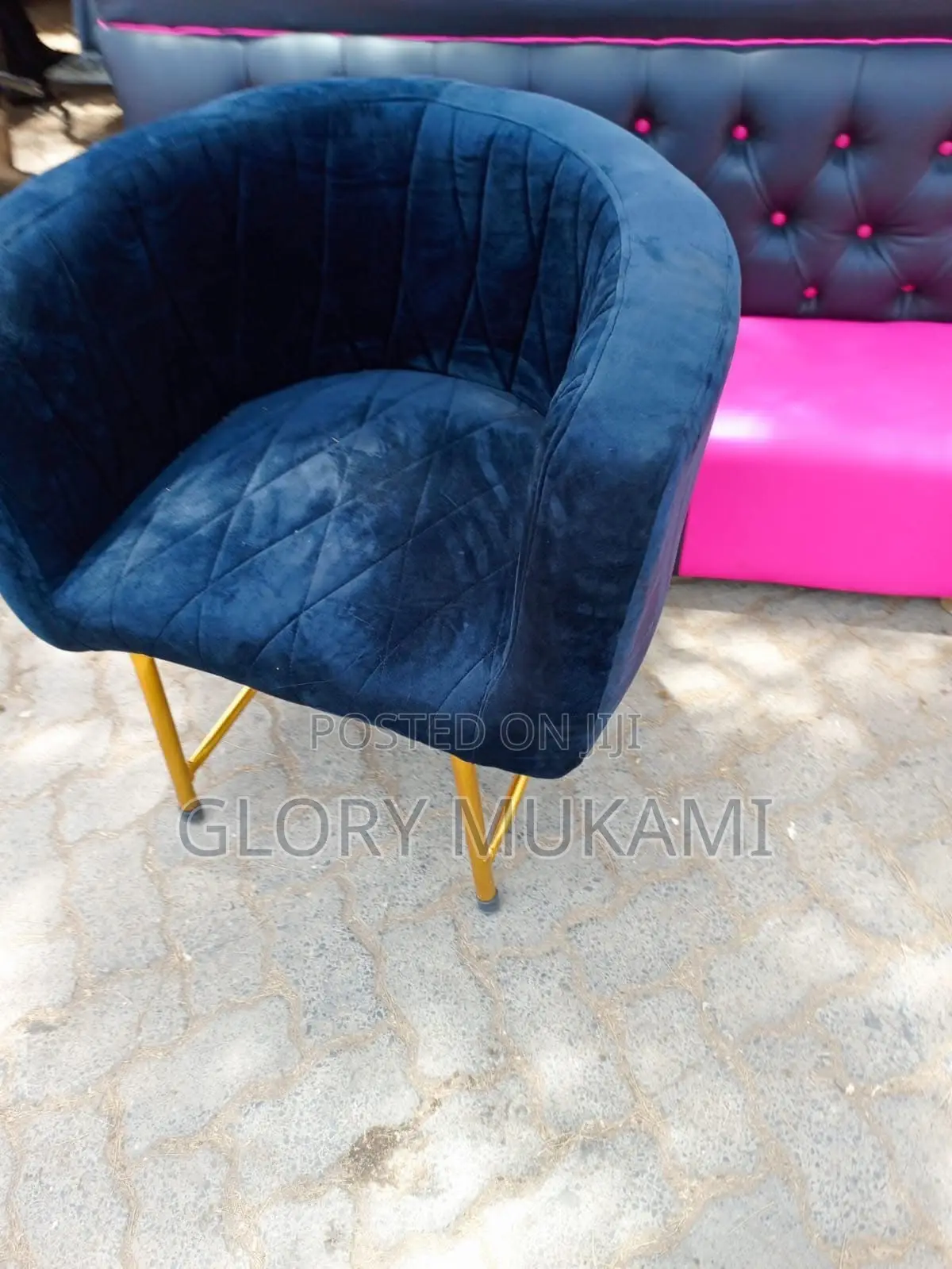 Black Styling Salon Manicure Chair