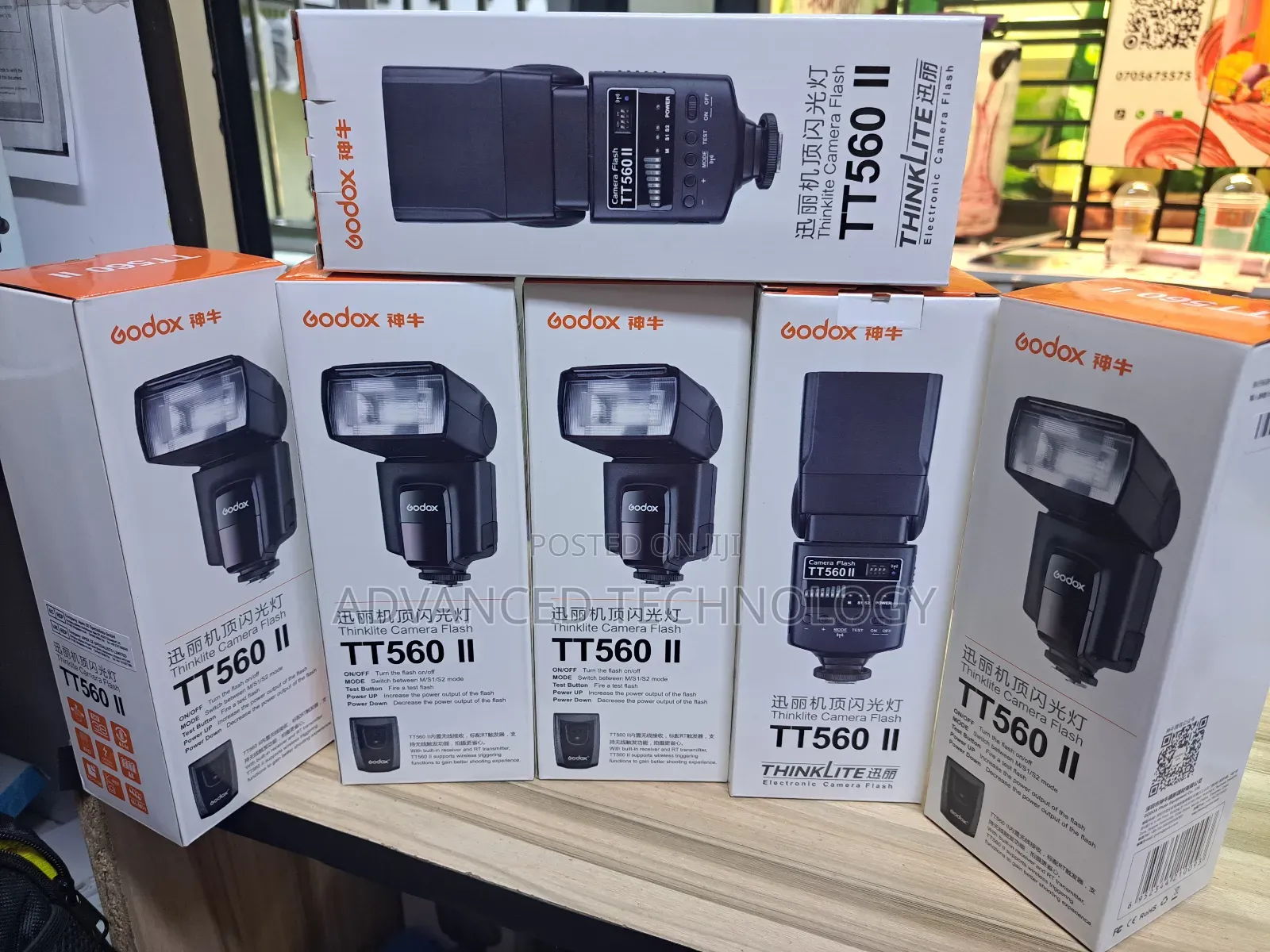 Godox Tt560 Ii Gn38 Thinklite Flash Speedlite