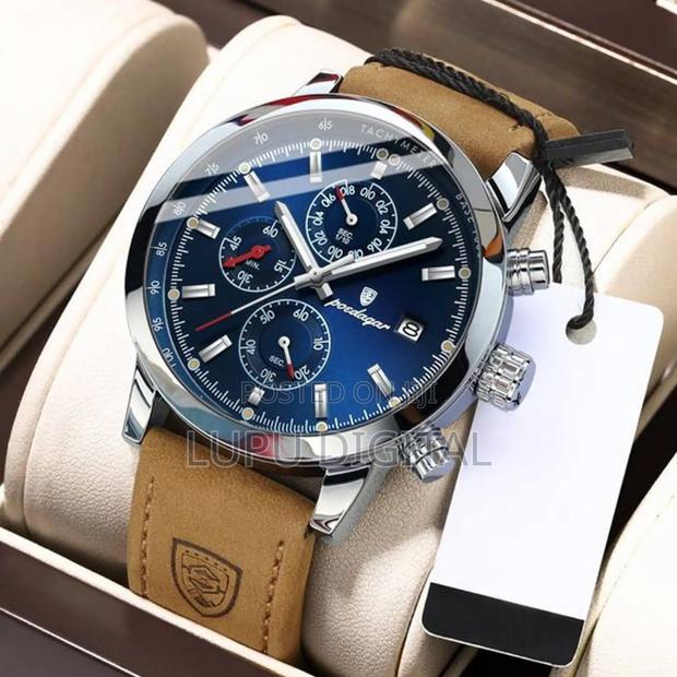 Poedagar Chronograph Gents Watch Chronograph Movement - thumbnail 5