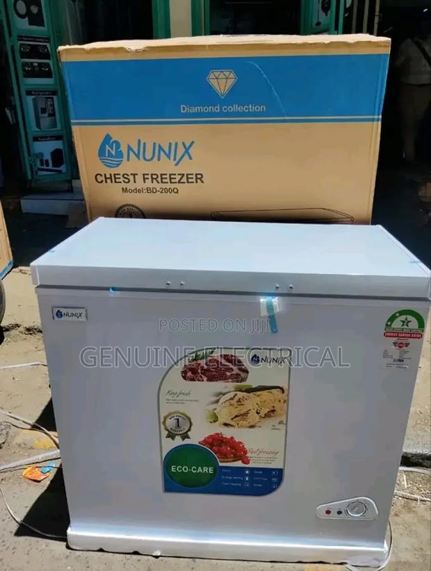 Freezer - Nunix 200 Litres (Bd-200q) Deep Chest Freezer ;