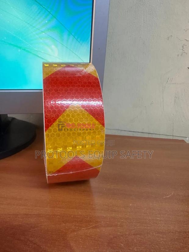 Yellow Red Reflective Tape - main view