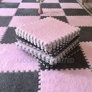 "Easy To Love. Easier To Clean!" Plush Interlocking Mats