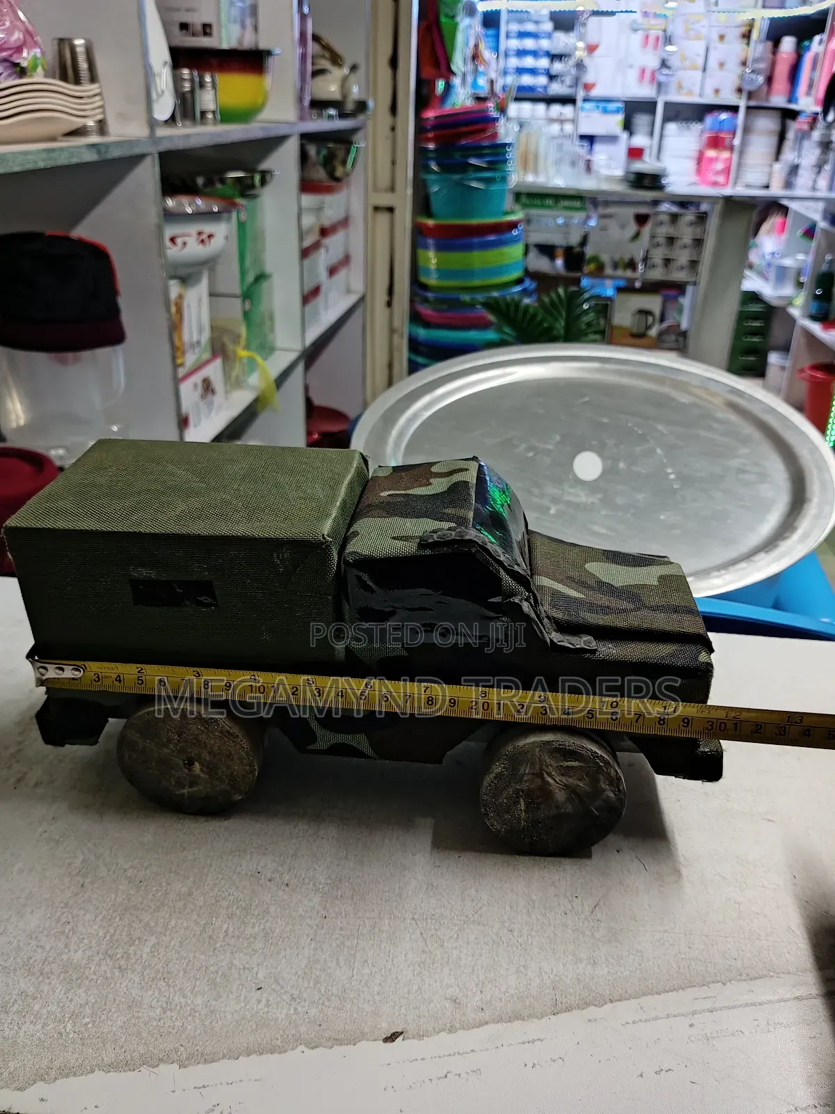 Wooden Toy Police Car Locally Made/Toy Car