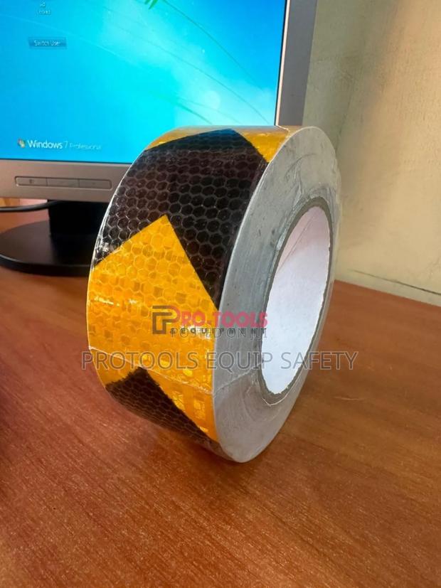 Red Black Reflective Tape - main view