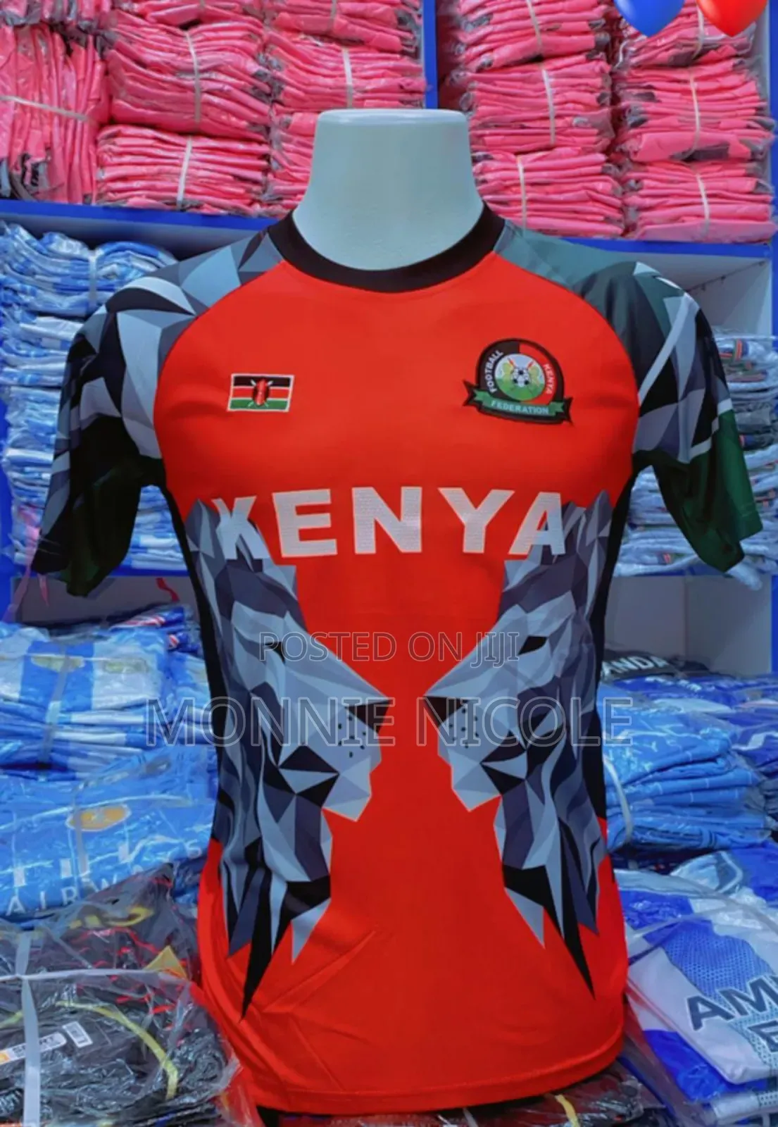 Red Rugby Kenya Jersey