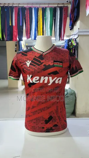 Red Rugby Kenya Jersey