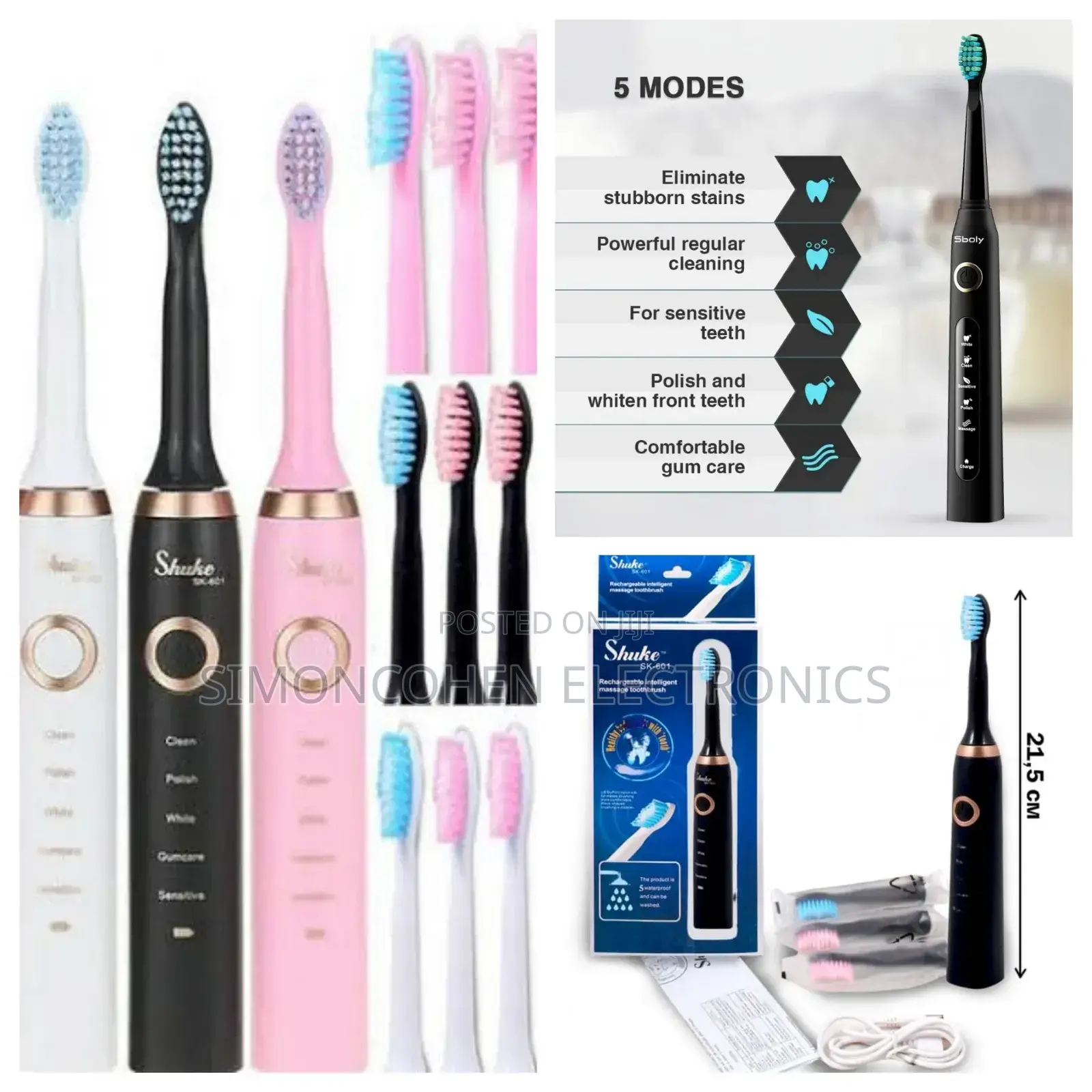 Rechargeable Intelligent Massage Toothbrush