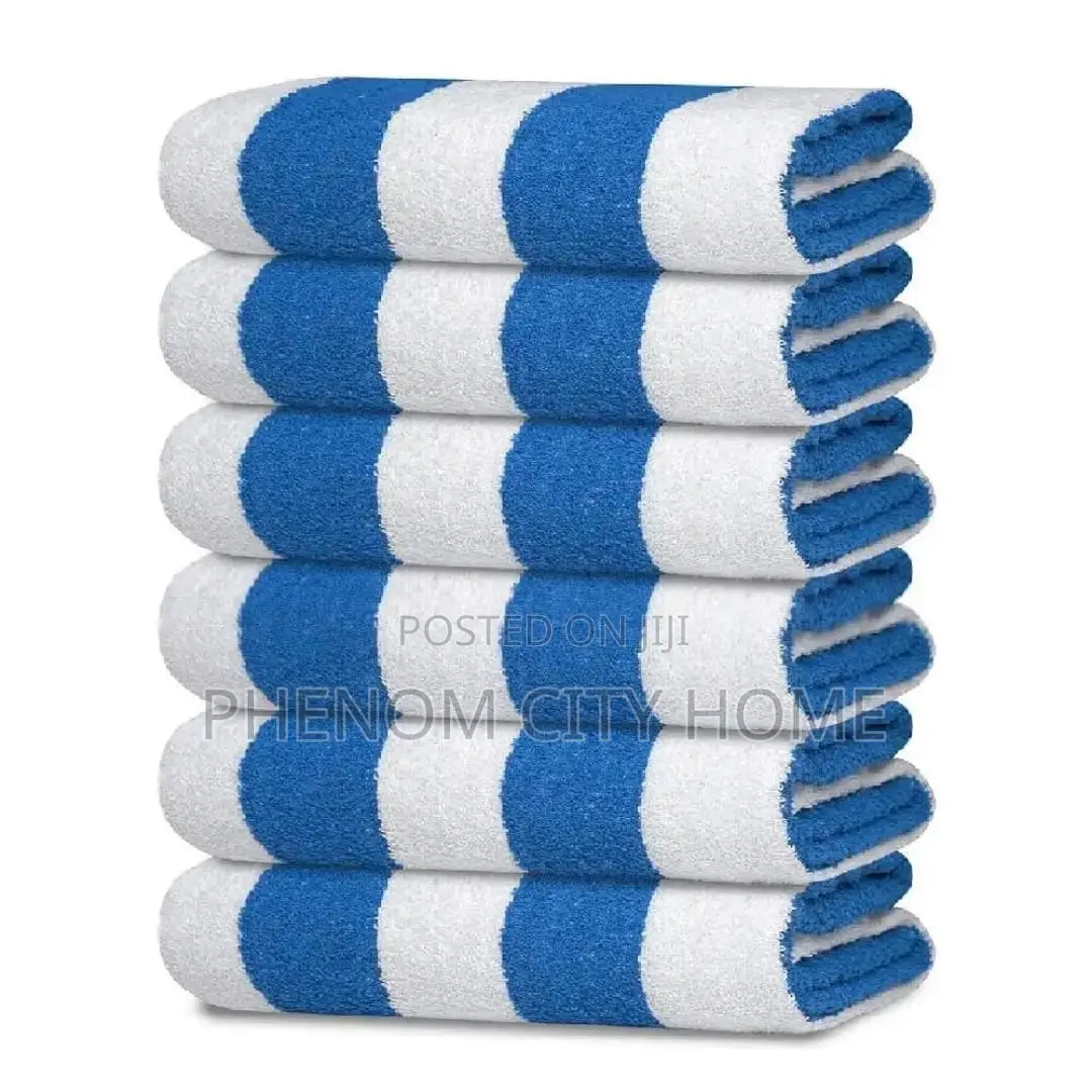 Blue Cabanas Medium Stripped Towels