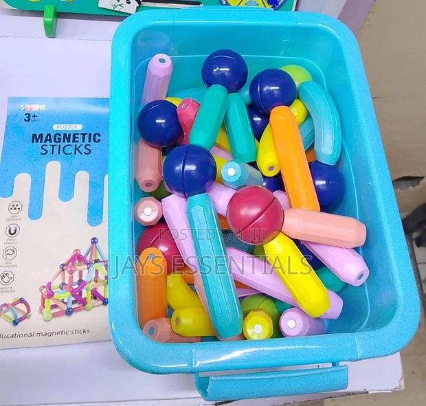 36pc Montessori Magnetic Sticks - thumbnail 2