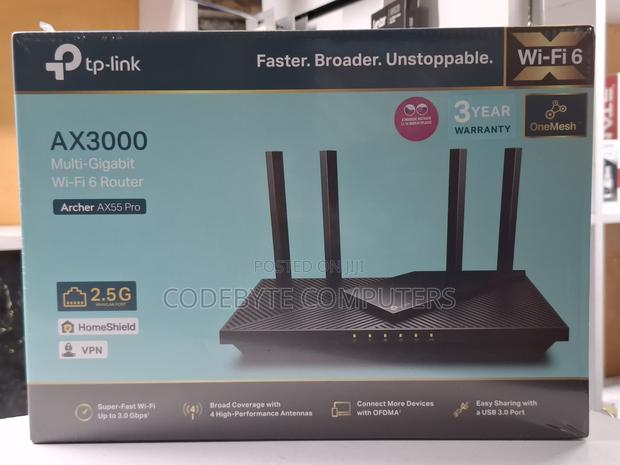Tp-Link Archer Ax55 Ax3000 VPN Router - main view