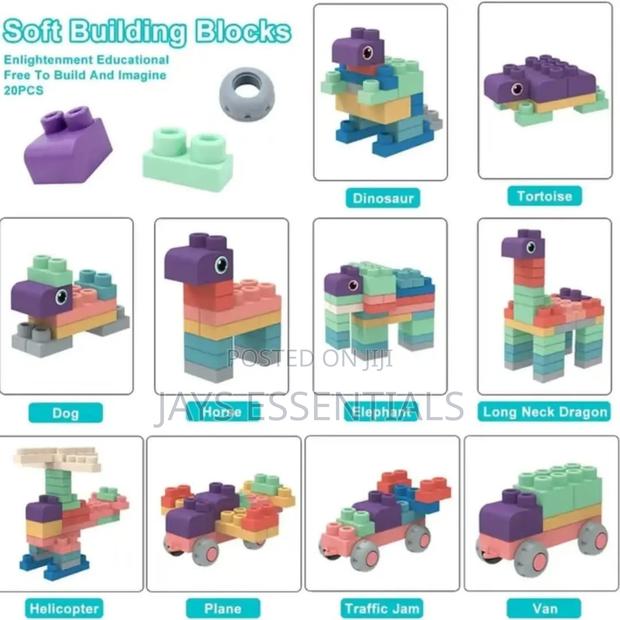 Montessori Soft Playing Blocks - thumbnail 8