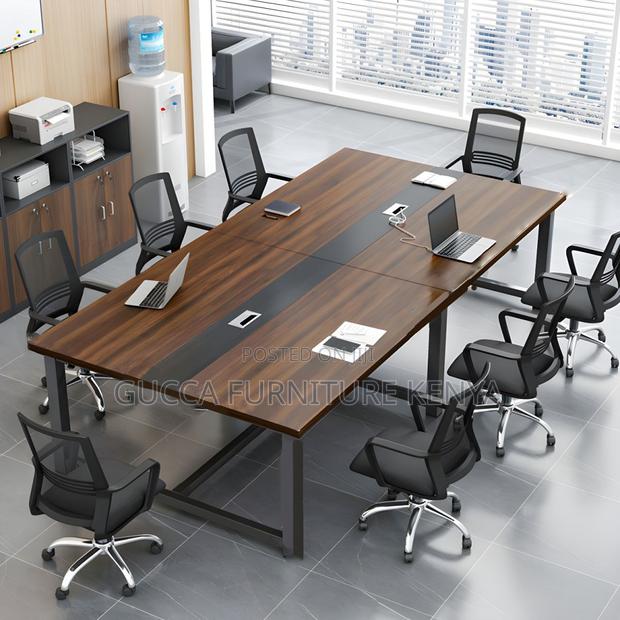 Boardroom Tables: 240cm Elegant Long Writing Boardroom Table - thumbnail 2