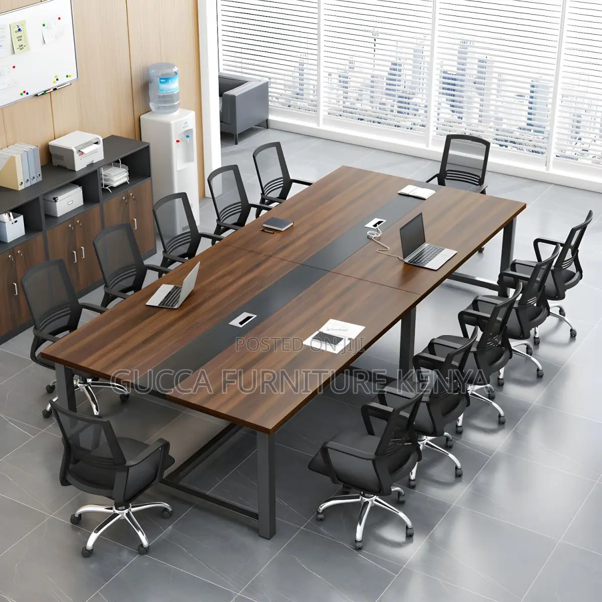 Boardroom Tables: 240cm Elegant Long Writing Boardroom Table