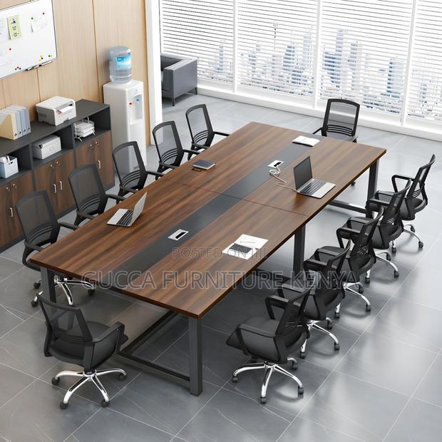 Boardroom Tables: 240cm Elegant Long Writing Boardroom Table - thumbnail 3