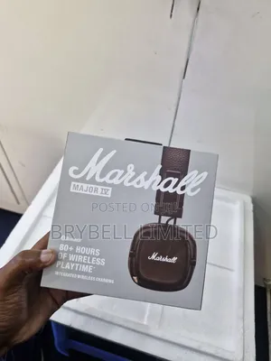Marshall Major Iv Bluetoo Head Phones, Brand New