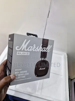 Marshall Major Iv Bluetoo Head Phones, Brand New