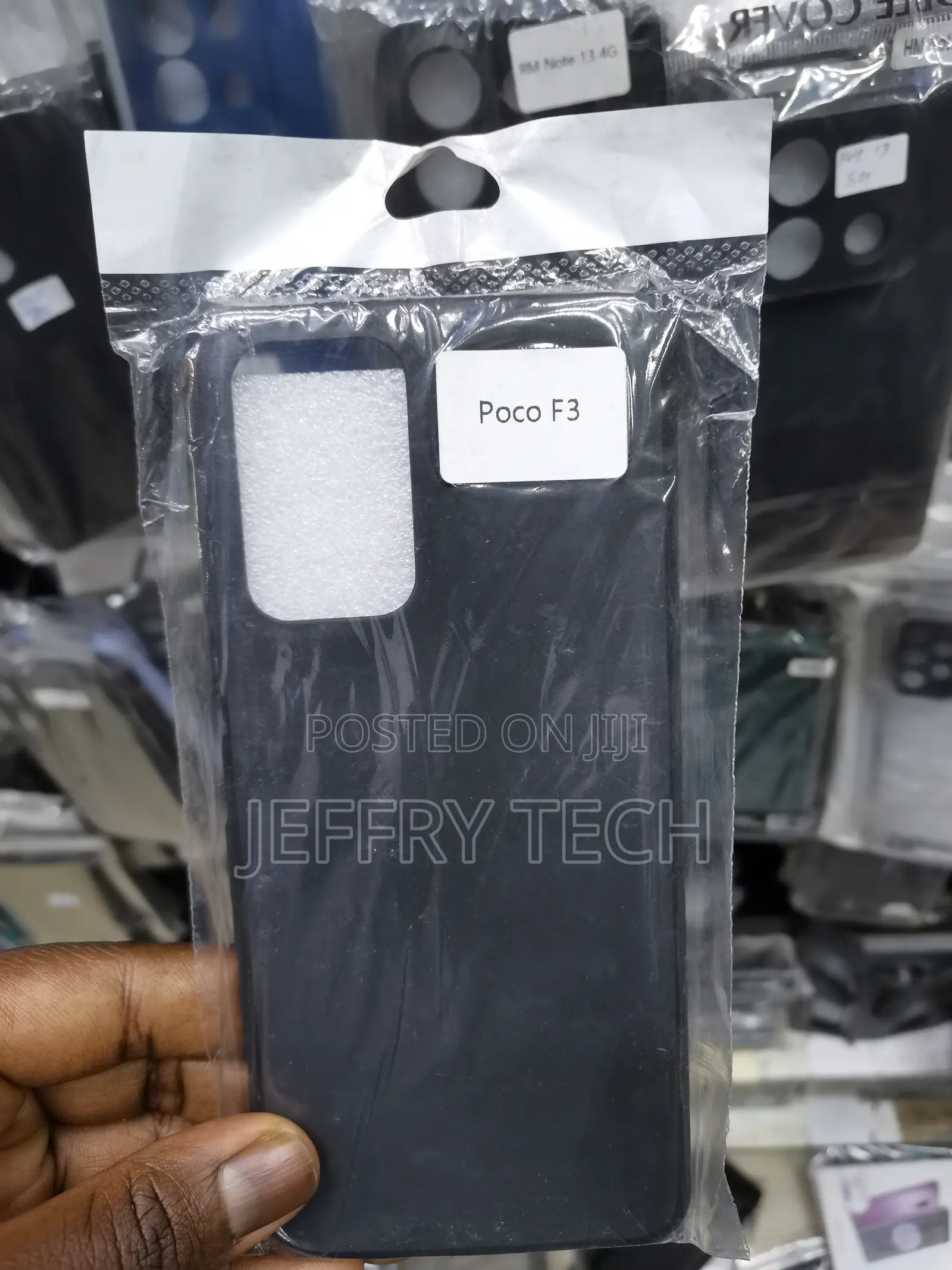 Tumundos Soft Silicone Case for Xiaomi Poco F3 Black
