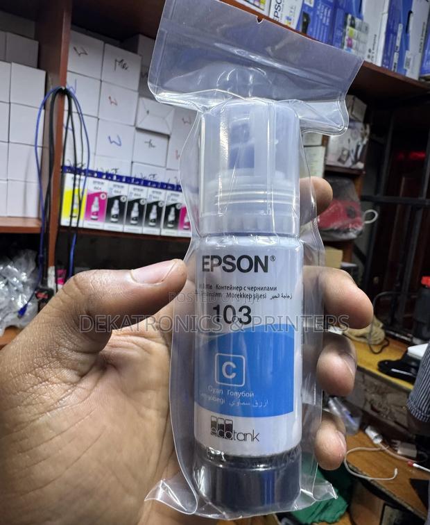 Epson Cyan 103 Original Ink - main view