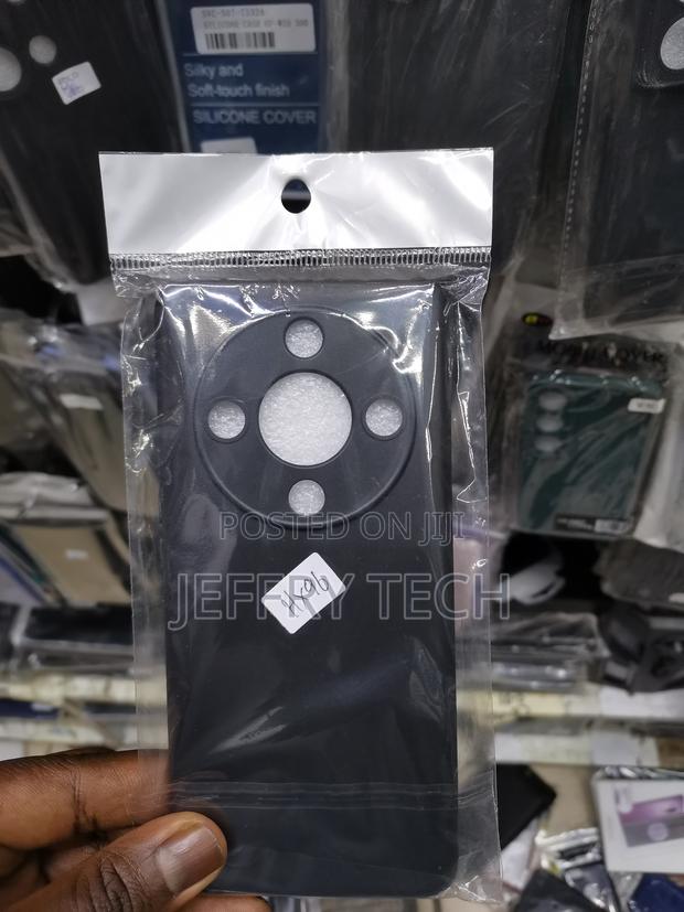 Hwpivox Slim Thin Soft Silicone Case for Honor X9b Black - main view