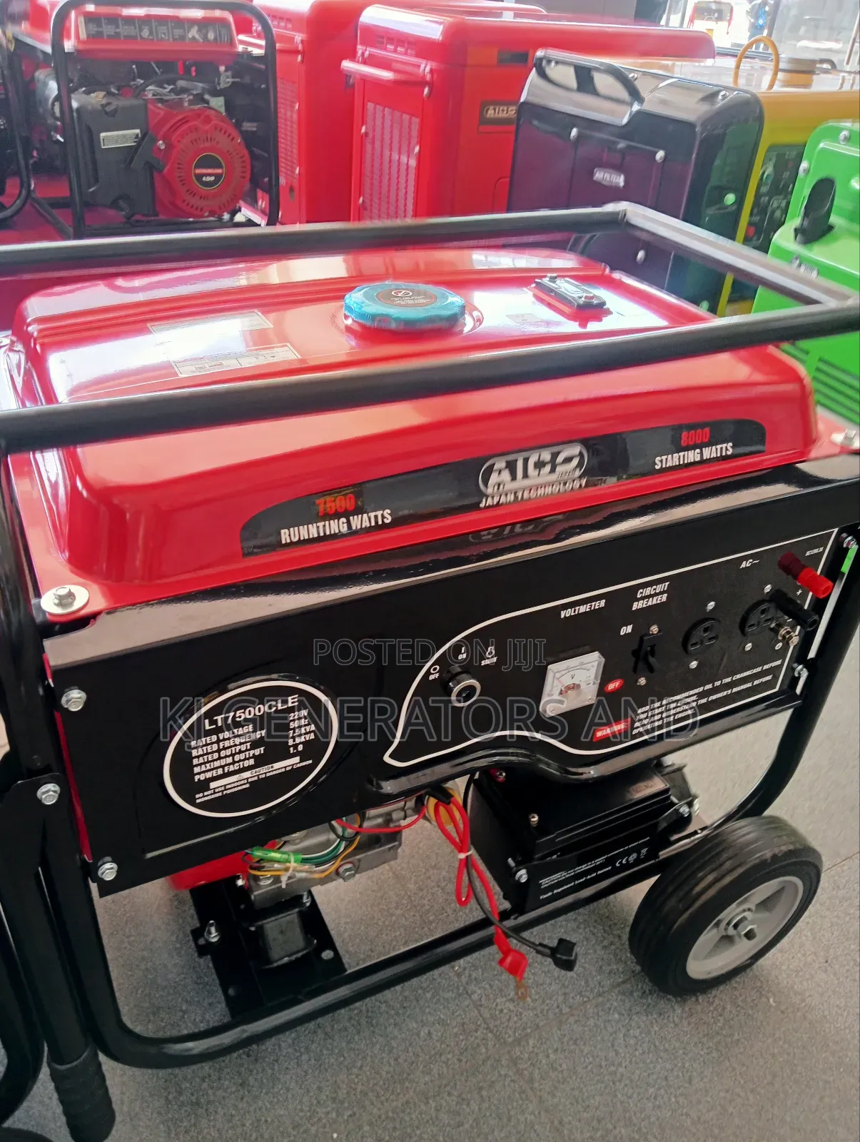7500 Single Phase Aico Generator..