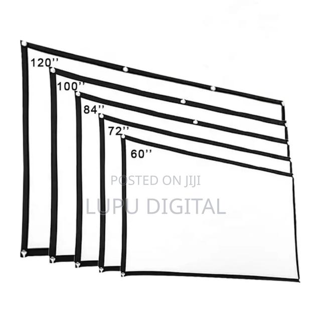 Fabric Foldable Projection Screen 100 Inch - thumbnail 2