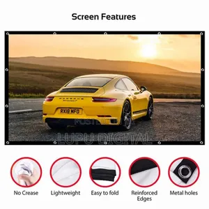Fabric Foldable Projection Screen 100 Inch