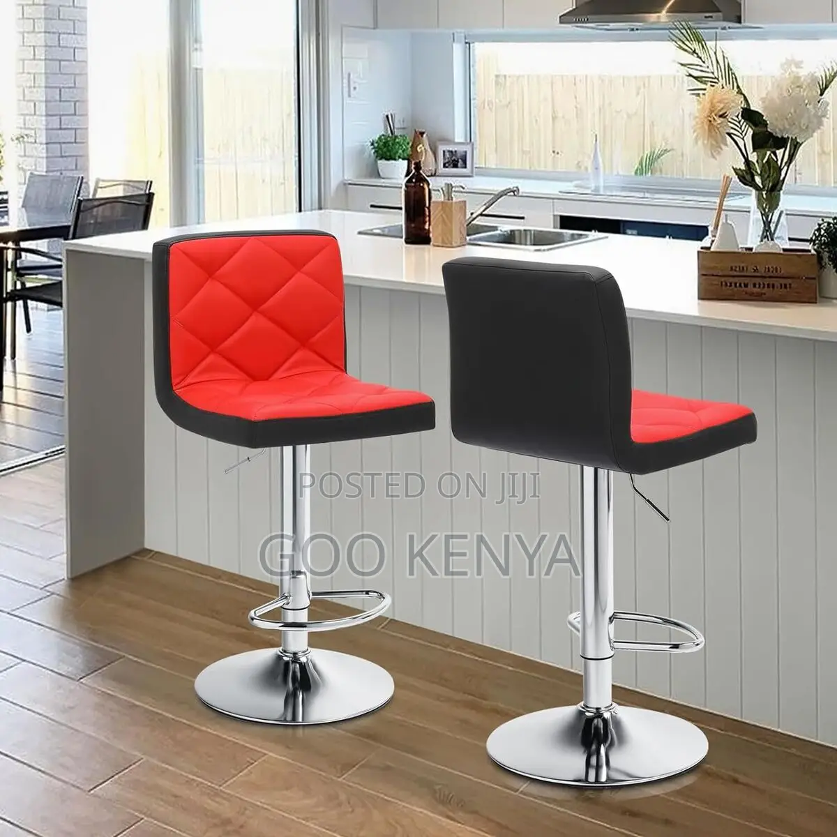 Home Chairs ; Height Adjustable Barstool Dining Chair