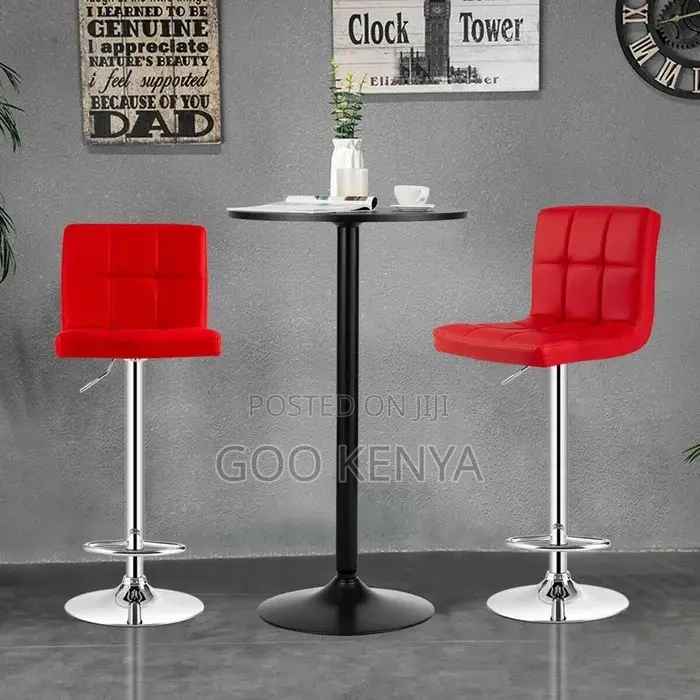 Home Chairs ; Height Adjustable Barstool Dining Chair
